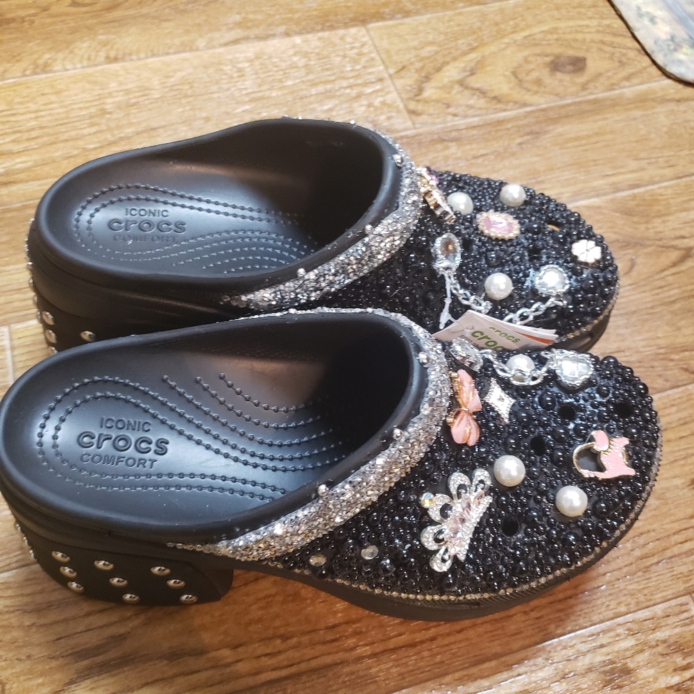 CROCS Siren Studded Clogs, Customized. - Picture 2 of 14